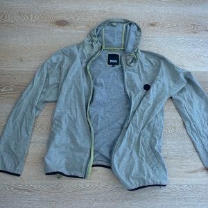 Beautiful men’s xl bench windbreaker silver yellow